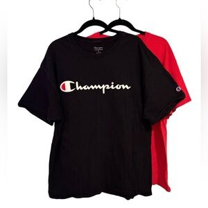 Set of 2 Men’s Champion Short Sleeve Tees Size XL